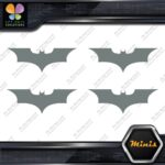 Compatible Batman Emblem Super Hero Pack of 4 MINI SIZE Decals Stickers Vinyl - Image 4