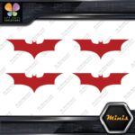 Compatible Batman Emblem Super Hero Pack of 4 MINI SIZE Decals Stickers Vinyl - Image 8