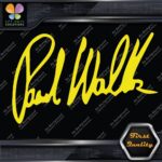 Paul Walker Signature Autograph Tribute Racing Tuning JDM Decals Stickers Vinyl - Image 5