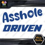 A-Hole Driven JDM Funny Quote Tuning Racing Cars Decals Stickers Vinyl - Image 11