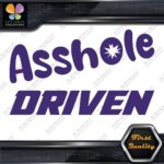 A-Hole Driven JDM Funny Quote Tuning Racing Cars Decals Stickers Vinyl - Image 22