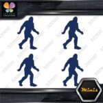 Bigfoot Sasquatch Yeti Walking Fast Pack of 4 MINI SIZE Decals Stickers Vinyl - Image 12