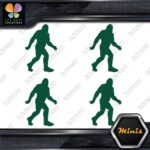 Bigfoot Sasquatch Yeti Walking Fast Pack of 4 MINI SIZE Decals Stickers Vinyl - Image 16