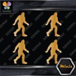 Bigfoot Sasquatch Yeti Walking Fast Pack of 4 MINI SIZE Decals Stickers Vinyl - Image 17