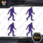 Bigfoot Sasquatch Yeti Walking Fast Pack of 4 MINI SIZE Decals Stickers Vinyl - Image 22