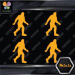 Bigfoot Sasquatch Yeti Walking Fast Pack of 4 MINI SIZE Decals Stickers Vinyl - Image 6