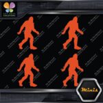 Bigfoot Sasquatch Yeti Walking Fast Pack of 4 MINI SIZE Decals Stickers Vinyl - Image 7