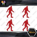 Bigfoot Sasquatch Yeti Walking Fast Pack of 4 MINI SIZE Decals Stickers Vinyl - Image 8
