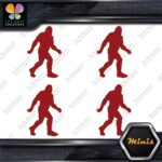 Bigfoot Sasquatch Yeti Walking Fast Pack of 4 MINI SIZE Decals Stickers Vinyl - Image 9