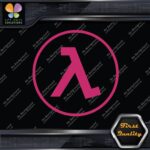 Compatible Half Life Circle Computers Video Games Emblem Decals Stickers Vinyl - Image 20