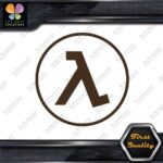 Compatible Half Life Circle Computers Video Games Emblem Decals Stickers Vinyl - Image 24
