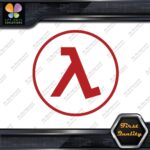 Compatible Half Life Circle Computers Video Games Emblem Decals Stickers Vinyl - Image 8