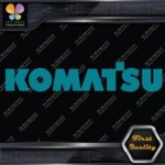 Compatible Komatsu Excavators Machinerie Name Logo Vinyl Decals Stickers - Image 14