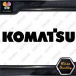 Compatible Komatsu Excavators Machinerie Name Logo Vinyl Decals Stickers