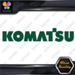 Compatible Komatsu Excavators Machinerie Name Logo Vinyl Decals Stickers - Image 17