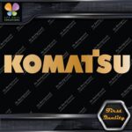 Compatible Komatsu Excavators Machinerie Name Logo Vinyl Decals Stickers - Image 18