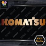 Compatible Komatsu Excavators Machinerie Name Logo Vinyl Decals Stickers - Image 20