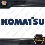 Compatible Komatsu Excavators Machinerie Name Logo Vinyl Decals Stickers - Image 3