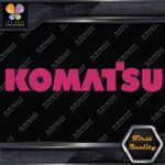 Compatible Komatsu Excavators Machinerie Name Logo Vinyl Decals Stickers - Image 21