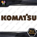 Compatible Komatsu Excavators Machinerie Name Logo Vinyl Decals Stickers - Image 23