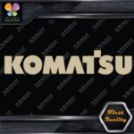 Compatible Komatsu Excavators Machinerie Name Logo Vinyl Decals Stickers - Image 24