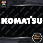Compatible Komatsu Excavators Machinerie Name Logo Vinyl Decals Stickers - Image 4