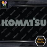 Compatible Komatsu Excavators Machinerie Name Logo Vinyl Decals Stickers - Image 5