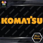 Compatible Komatsu Excavators Machinerie Name Logo Vinyl Decals Stickers - Image 7