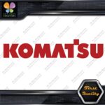 Compatible Komatsu Excavators Machinerie Name Logo Vinyl Decals Stickers - Image 9