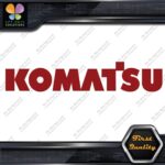 Compatible Komatsu Excavators Machinerie Name Logo Vinyl Decals Stickers - Image 10
