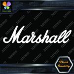 Compatible Marshall Amplifiers Speakers Logo Musical Vinyl Decals Stickers