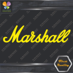 Compatible Marshall Amplifiers Speakers Logo Musical Vinyl Decals Stickers - Image 6