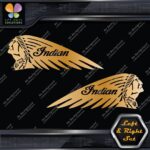 Compatible with Indian Motorcycles Scout Head Left Right Set Vinyl Decal Sticker - Image 4