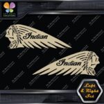 Compatible with Indian Motorcycles Scout Head Left Right Set Vinyl Decal Sticker - Image 5