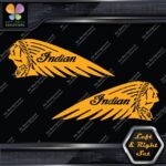 Compatible with Indian Motorcycles Scout Head Left Right Set Vinyl Decal Sticker - Image 10