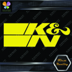Compatible with K&N Air Filters KN Racing Tuning JDM Logo Vinyls Decals Stickers - Image 11