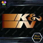Compatible with K&N Air Filters KN Racing Tuning JDM Logo Vinyls Decals Stickers - Image 15