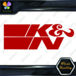 Compatible with K&N Air Filters KN Racing Tuning JDM Logo Vinyls Decals Stickers