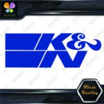 Compatible with K&N Air Filters KN Racing Tuning JDM Logo Vinyls Decals Stickers - Image 3