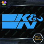 Compatible with K&N Air Filters KN Racing Tuning JDM Logo Vinyls Decals Stickers - Image 7