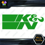 Compatible with K&N Air Filters KN Racing Tuning JDM Logo Vinyls Decals Stickers - Image 9