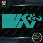 Compatible with K&N Air Filters KN Racing Tuning JDM Logo Vinyls Decals Stickers - Image 10