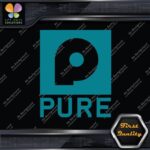 Compatible with Pure Turbo P Square Logo Cars Tuning JDM Vinyl Decals Stickers - Image 13