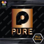 Compatible with Pure Turbo P Square Logo Cars Tuning JDM Vinyl Decals Stickers - Image 19