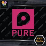 Compatible with Pure Turbo P Square Logo Cars Tuning JDM Vinyl Decals Stickers - Image 20