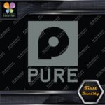 Compatible with Pure Turbo P Square Logo Cars Tuning JDM Vinyl Decals Stickers - Image 5