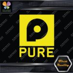 Compatible with Pure Turbo P Square Logo Cars Tuning JDM Vinyl Decals Stickers - Image 6