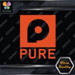 Compatible with Pure Turbo P Square Logo Cars Tuning JDM Vinyl Decals Stickers - Image 8