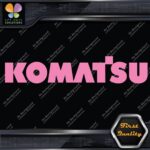 Compatible Komatsu Excavators Machinerie Name Logo Vinyl Decals Stickers - Image 26