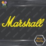 Compatible Marshall Amplifiers Speakers Logo Musical Vinyl Decals Stickers - Image 27